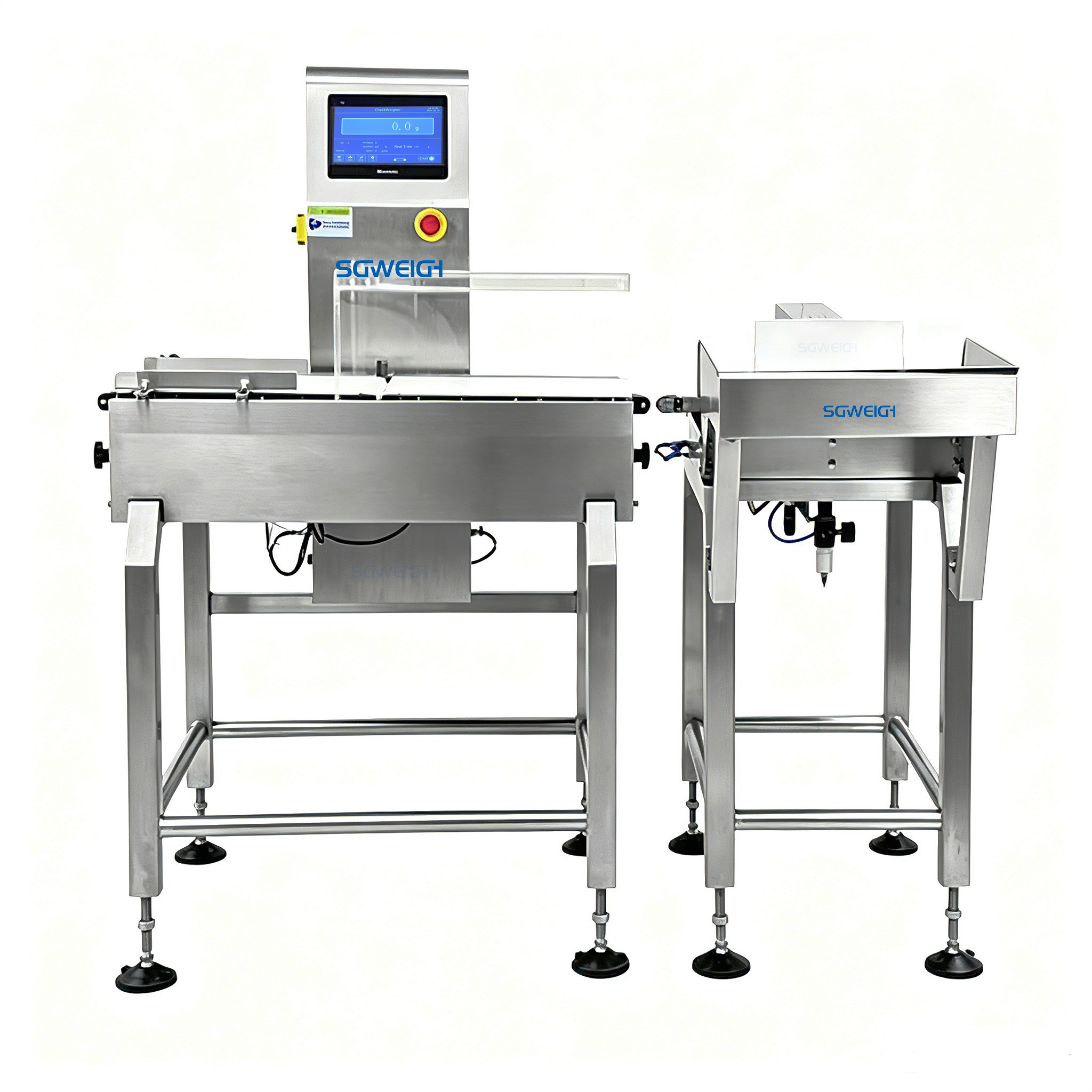 Dynamic checkweigher for tablet bottle lines