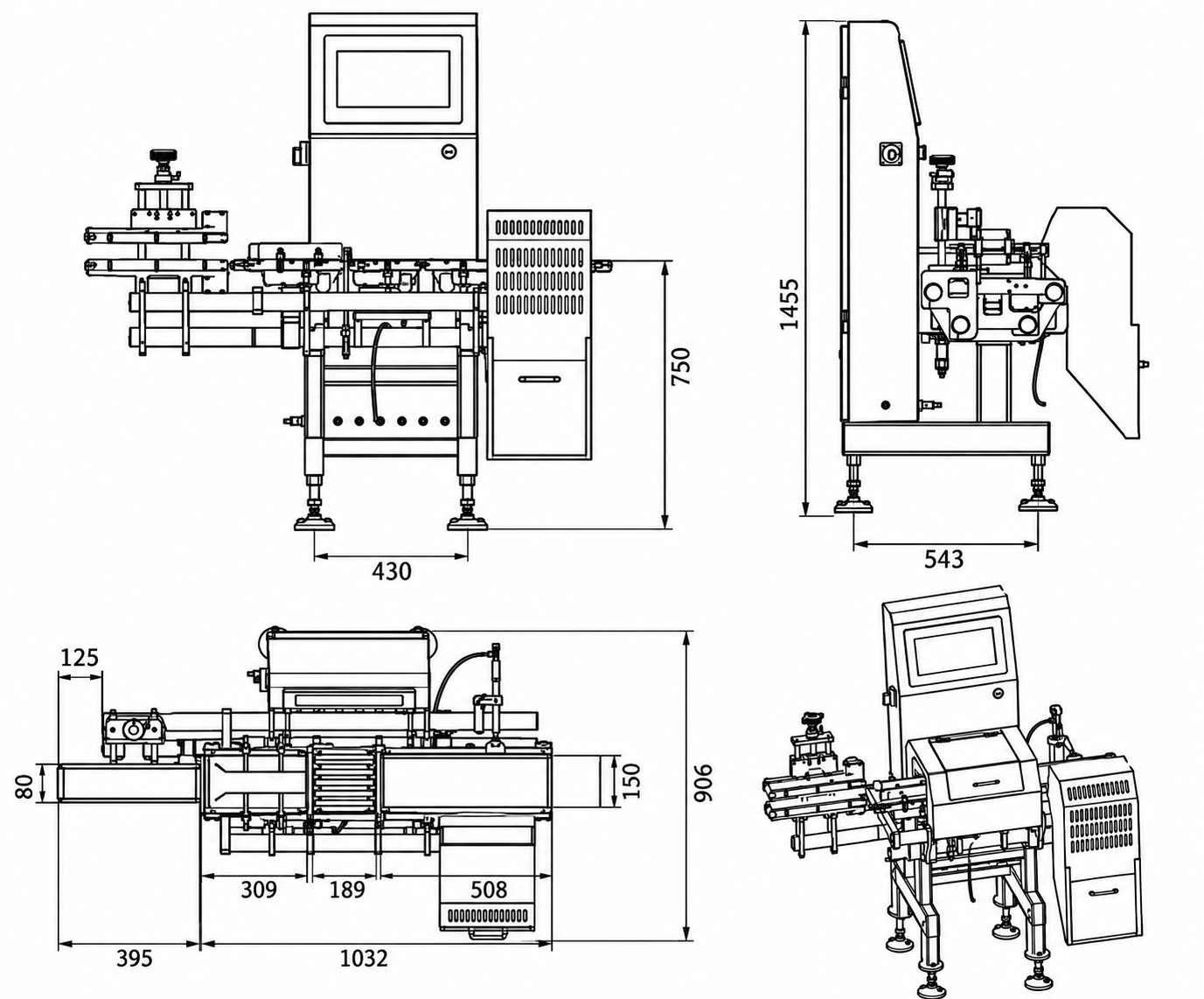 High Speed Box Checkweigher